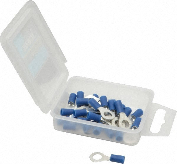 IDEAL INDUSTRIES Ideal 83-2251 Ring Terminal 16-14 Awg Crimp Blue 25 Pack