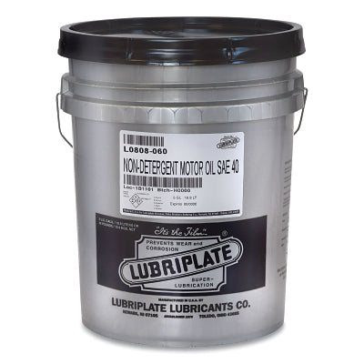 Lubriplate L0808-060 Non-Detergent Motor Oil SAE 40 5 gal Pail