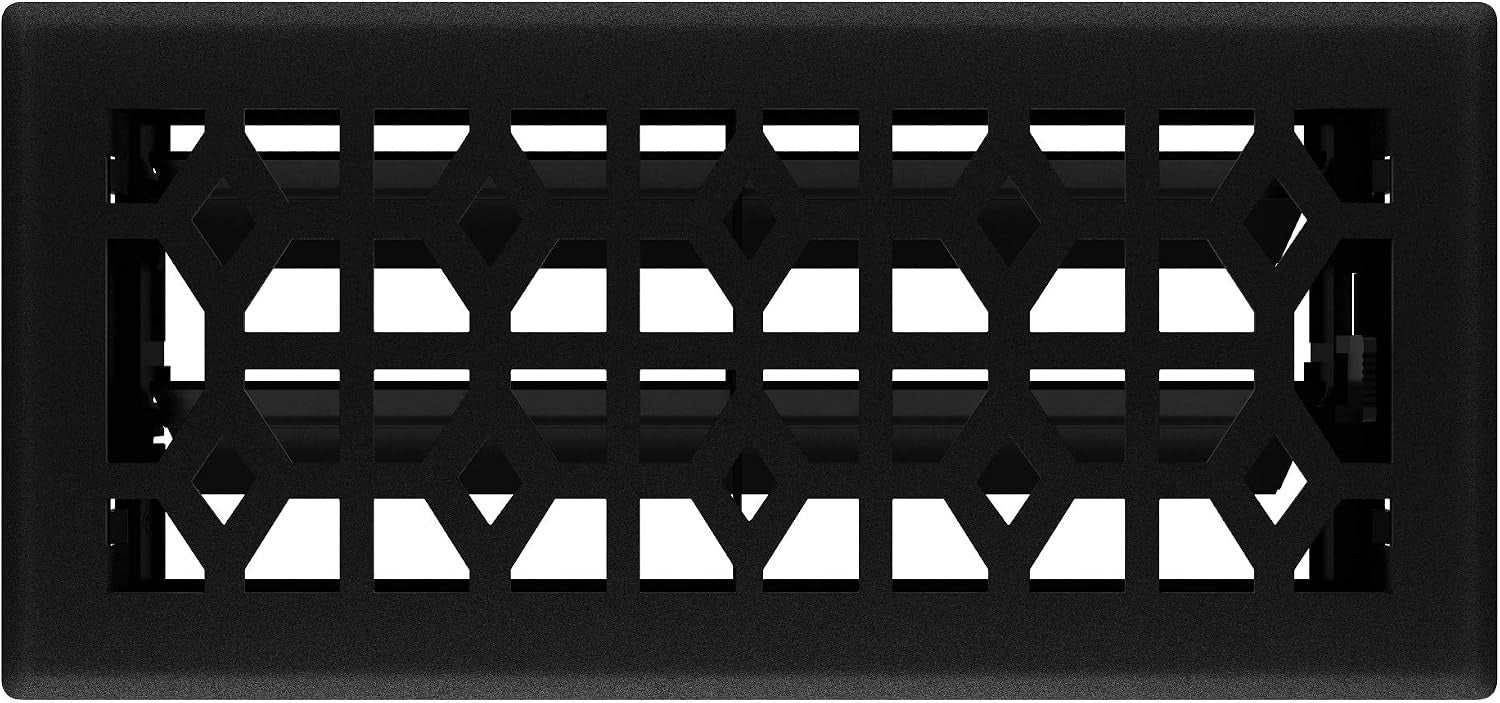 IMPERIAL Imperial RG3466 Templar decorative floor register 4x10 inch 1-pack