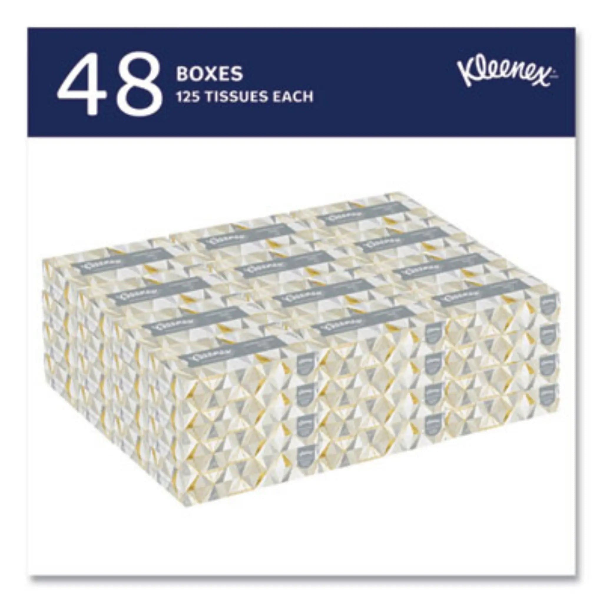 KIMBERLY-CLARK Kimberly-Clark KCC21606CT Facial Tissue 125 Sheets per Box 48 per Carton
