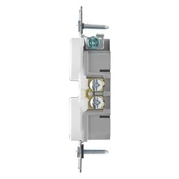 LEGRAND Legrand 3232-W Duplex Grounding Straight Blade Receptacle 15 A 125 VAC (Duplex) Replacement 3232W