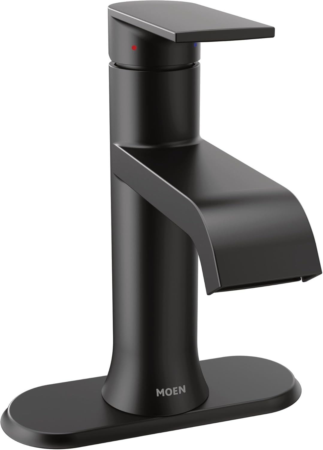 MOEN Moen 6702BL Genta LX name bathroom sink faucet with optional deck plate