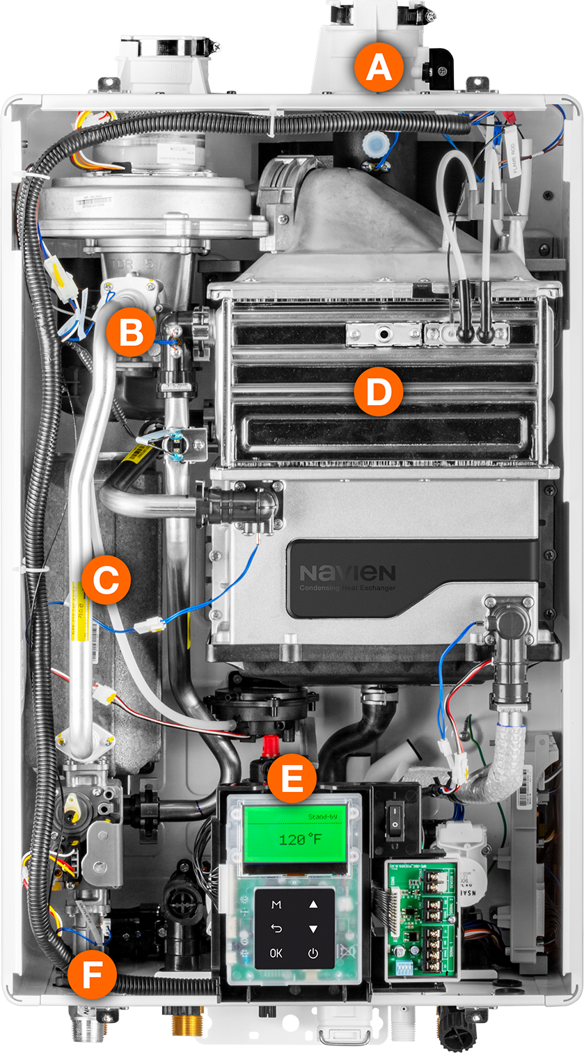 NAVIEN Navien NPE-240A2-NG NPE-240A2 High Efficiency Condensing Tankless Water Heater