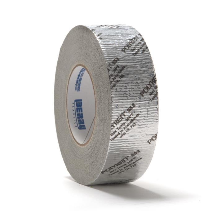 POLYKEN Polyken 252 Professional Grade Metalized Duct Tape 11 mil