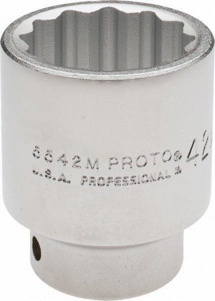 PROTO Proto J5542M 42mm 12-point 3/4 Drive Hand Socket