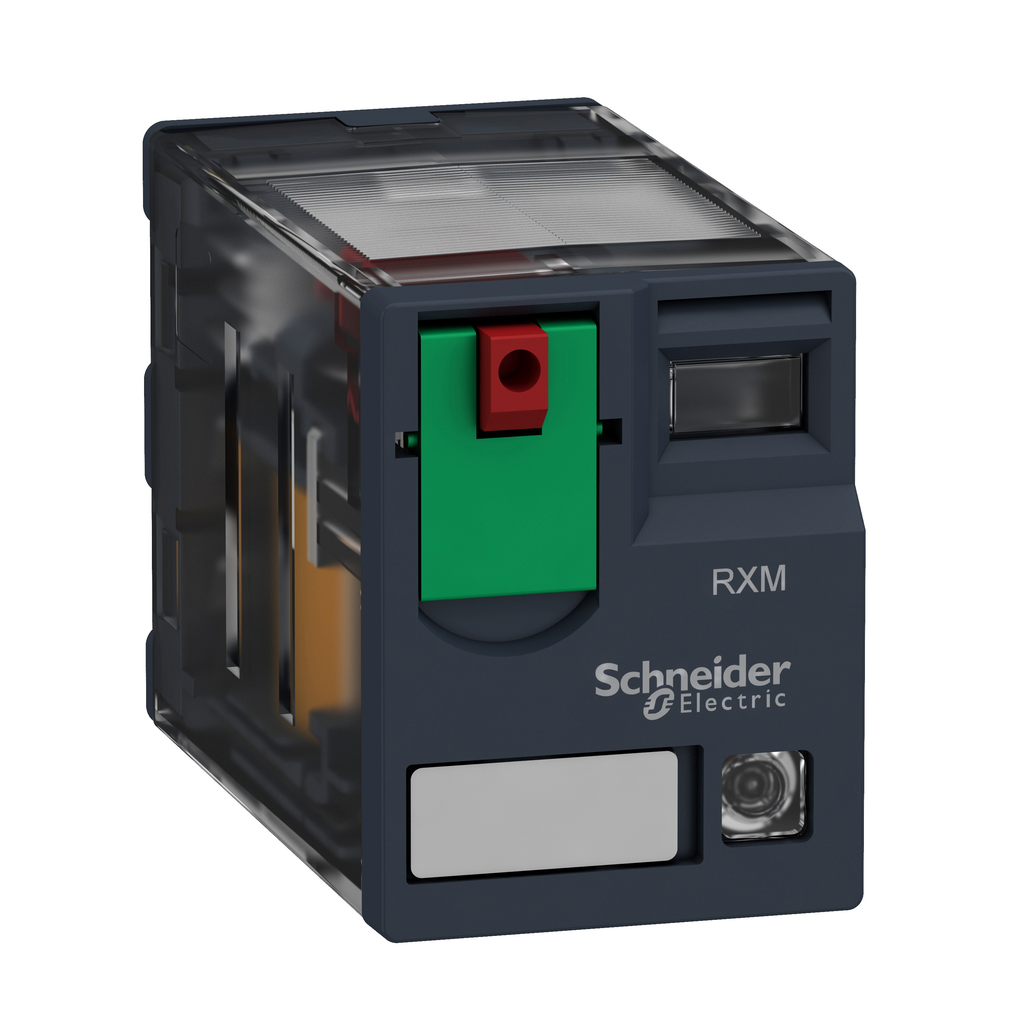 Schneider Electric RXM4AB2F7 Square D RXM4AB2F7 120 VAC 6 Amp 4CO DPDT Din Rail/Panel Mount Miniature Plug-In Relay