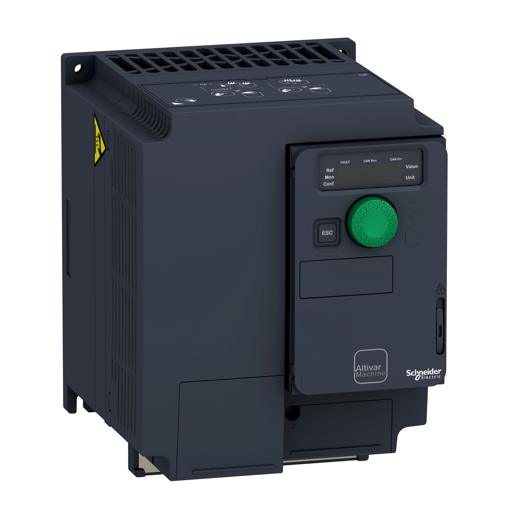 Schneider Electric ATV320U40N4C Variable Speed Drive, Altivar 320, 4 kW, 380 to 500V, 3-Phase, Compact