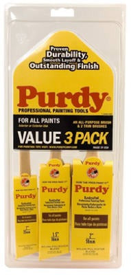 PURDY Purdy Corporation 140853100 3-piece Brush Kit Value Pack