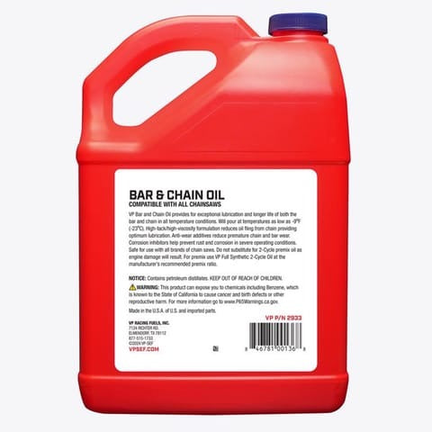 VP RACING FUELS Vp Racing Fuels 2933 Bar and Chain Oil (1 gal)