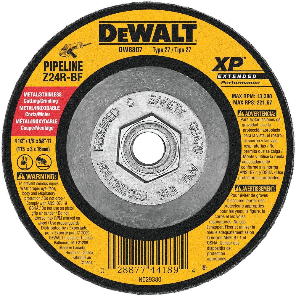 DeWalt DW8807 4-1/2 X 1/8 X 5/8IN-11 X