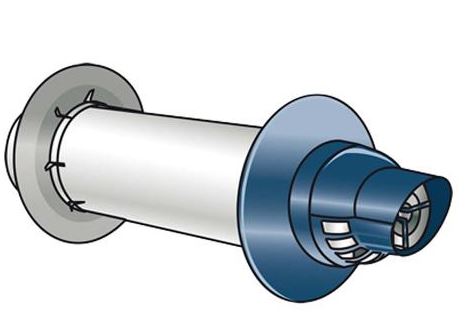 Rinnai 223183 11.5 in. Standard Non-Condensing Horizontal Termination Kit