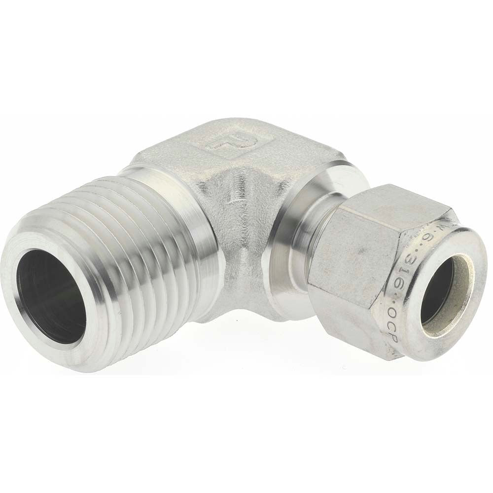 PARKER Parker 6MSEL8N-316 Compression Male Elbow 1/2-14 Npt Ss