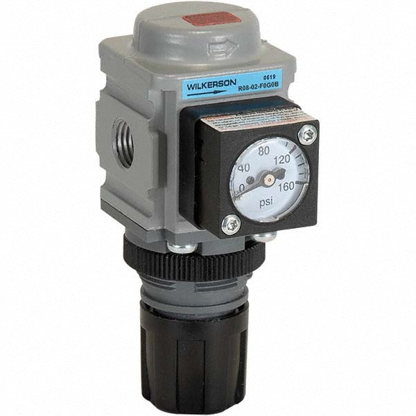 WILKERSON Wilkerson R08-02-F0G0B Air Regulator 1/4 Npt 300 Psi