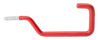 NATIONAL HARDWARE N271-018 Red Vinyl Coated Screw Hooks 4.5 in 25 Pack
