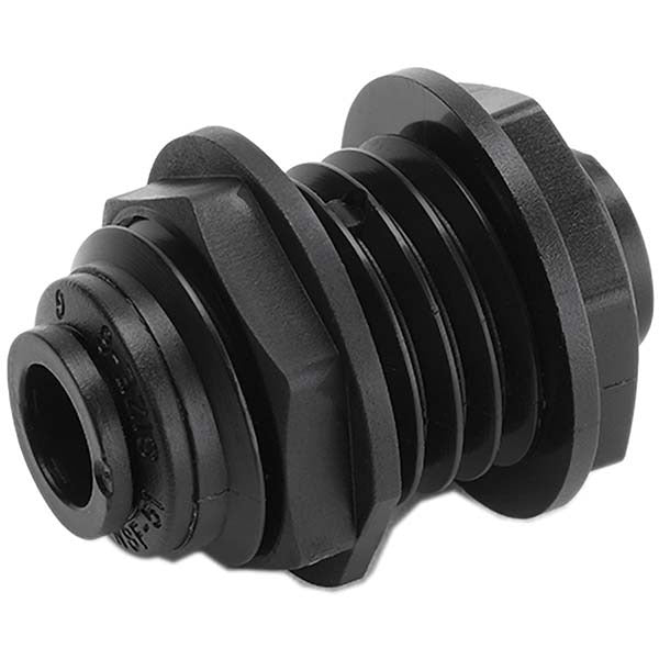 PARKER Parker FB5BU5-HBLK Bulkhead Union Fitting 5/16 Inch Od
