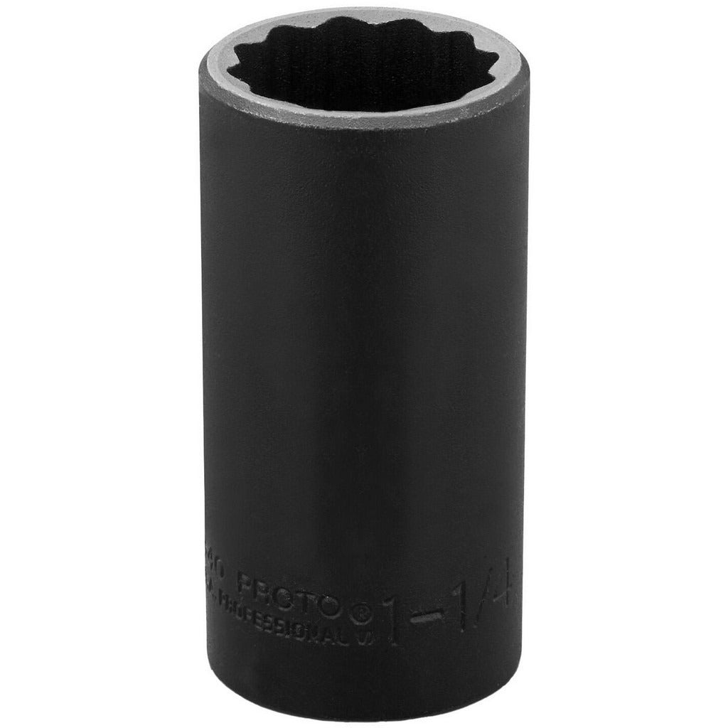 PROTO Proto J7340 Impact Socket 1/2 in Drive 1-1/4 in 12-point