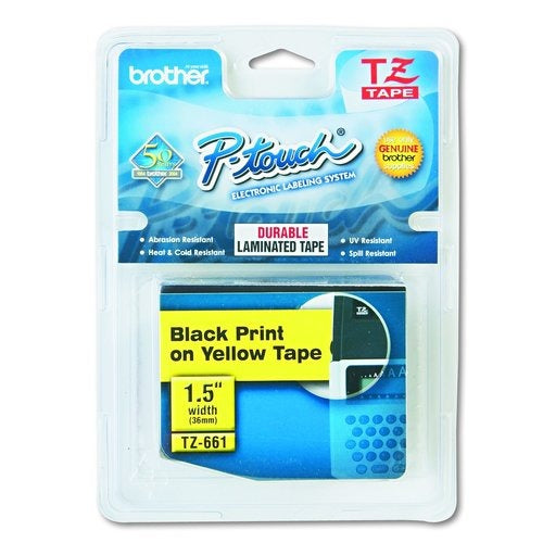 BROTHER Brother BRTTZE661G P-touch TZe661 Laminated Label Tape (36mm x 8m) TZE661G