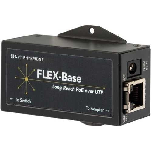 NVT PHYBRIDGE Nvt Phybridge NV-FLXLK-BSE Flex-base Poe++ Media Converter