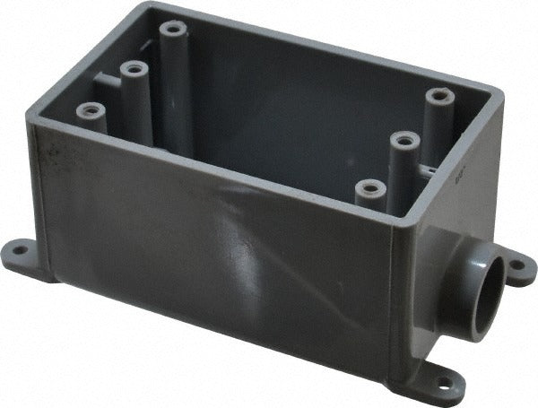 THOMAS & BETTS Thomas Betts E981DFN Junction Box 1 Gang Pvc
