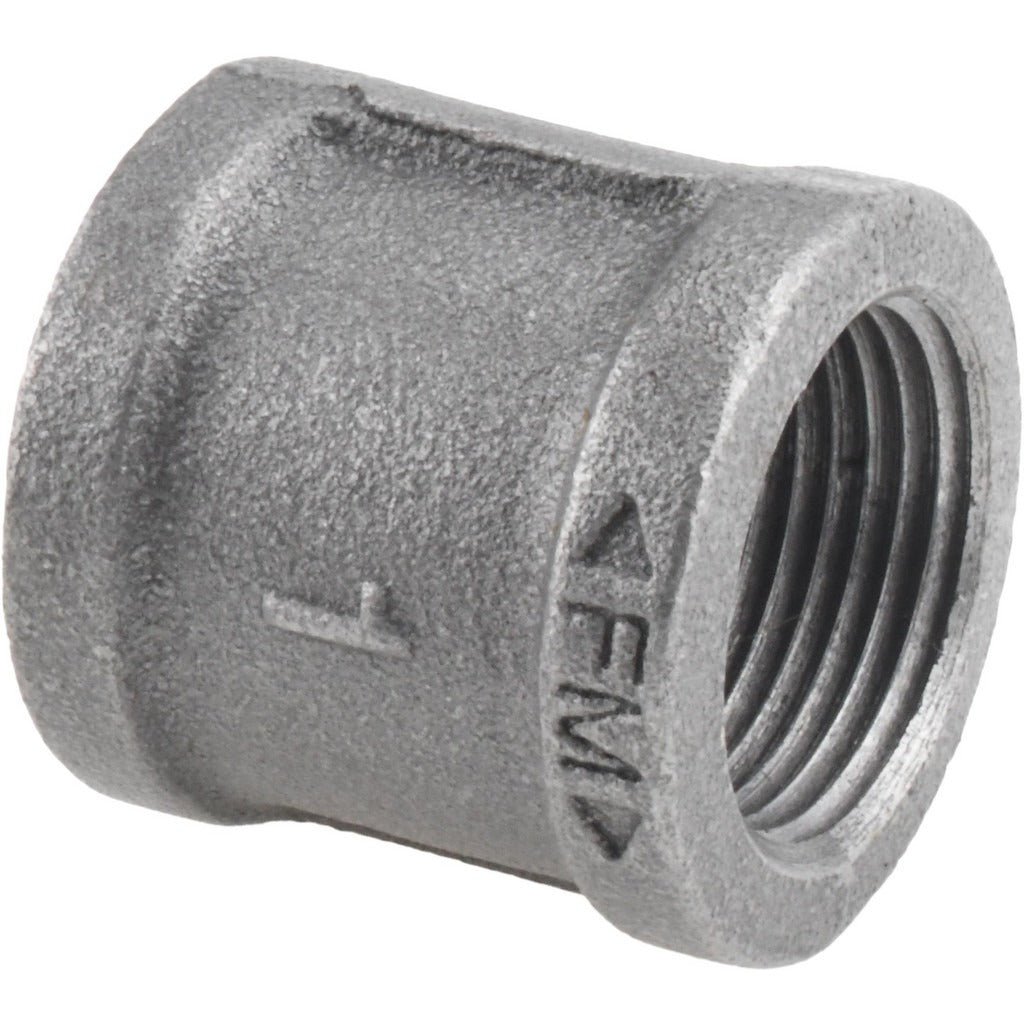 VALUE COLLECTION Value Collection B-CPL10 Black Malleable Iron Coupling 1 in