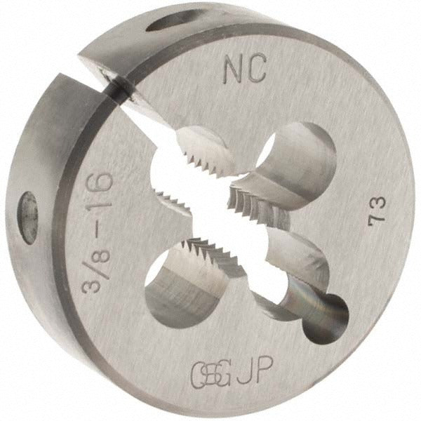 OSG Osg 2706800 Round Threading Die 3/8-16 Unc 1.5 in Hss