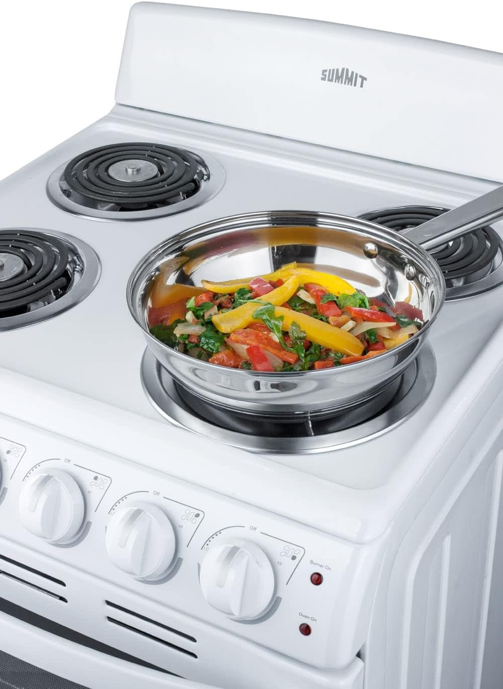 SUMMIT APPLIANCE Summit Appliance RE2411W 24-inch Wide Electric Range 220V (24-inch) RE241W