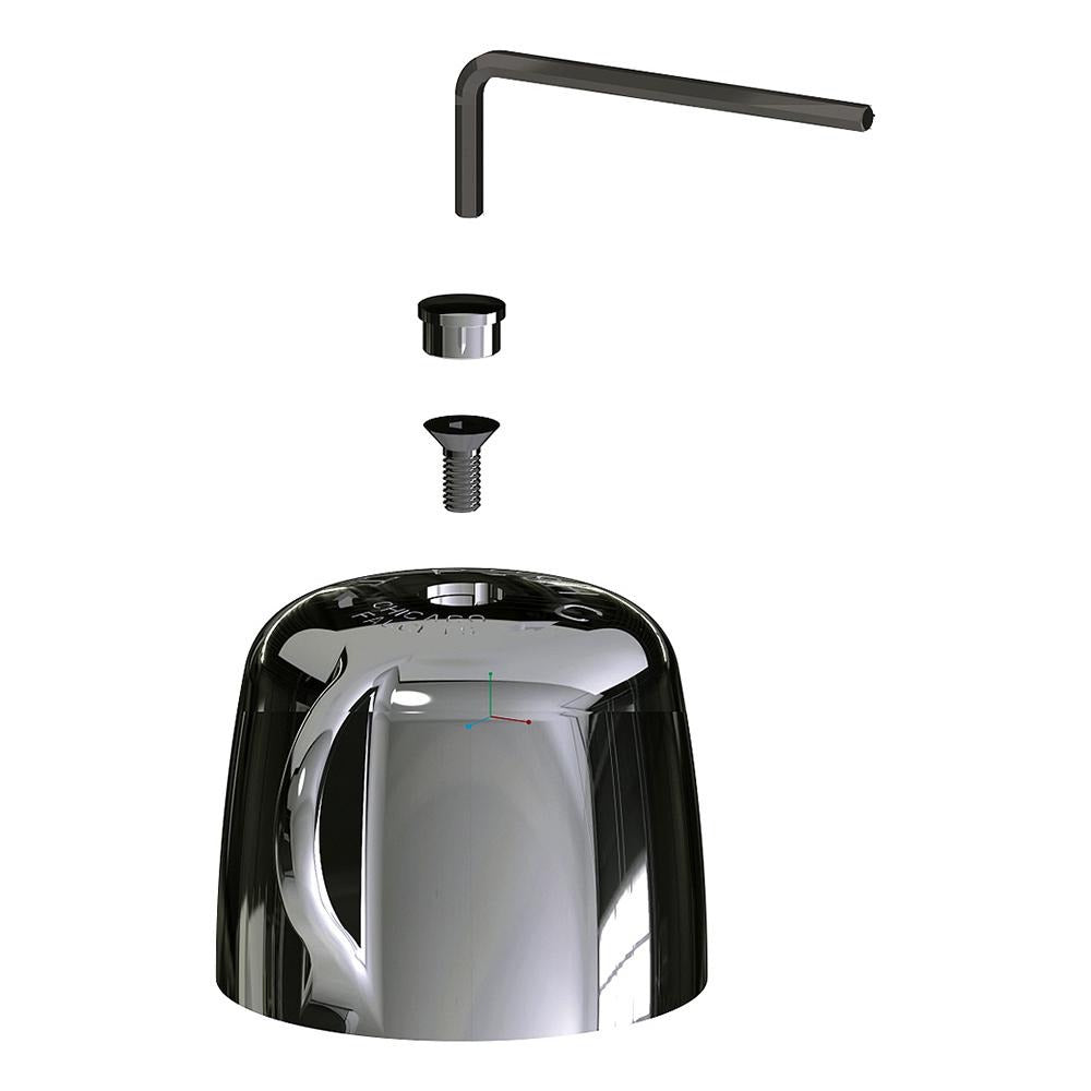 CHICAGO FAUCETS Chicago Faucets 3300-402JKCP 2-3/8 inches Single-wing Canopy Handle (Each)