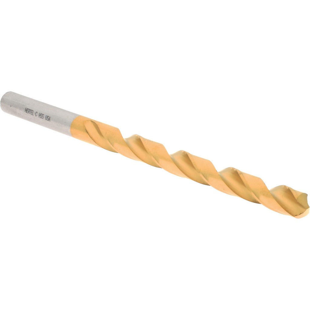 HERTEL Hertel 84578541 Jobber Drill Bit Letter C Tin Hss 4in