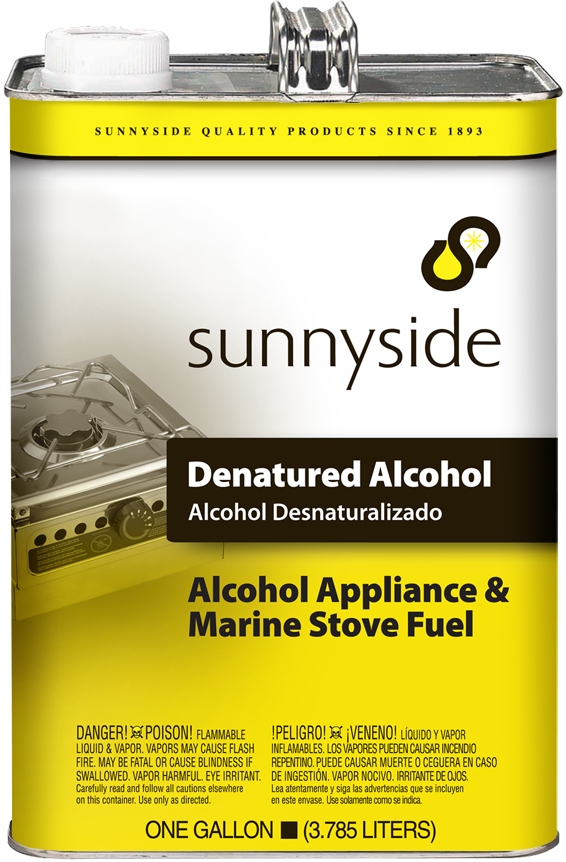 SUNNYSIDE Sunnyside 834G1 Denatured Alcohol Thinner 1 gal 6/PK