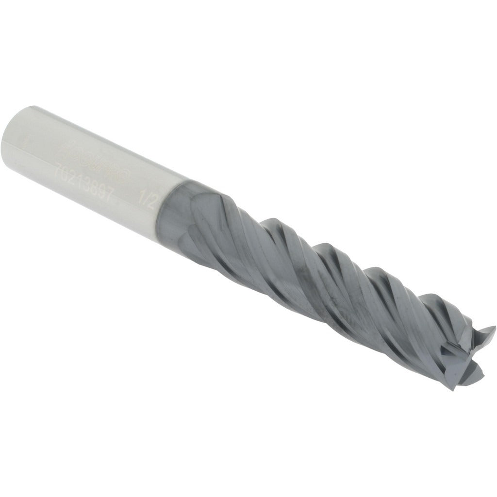 ACCUPRO Accupro 12180455 Square End Mill 0.5 in 4 Flute Carbide Altin