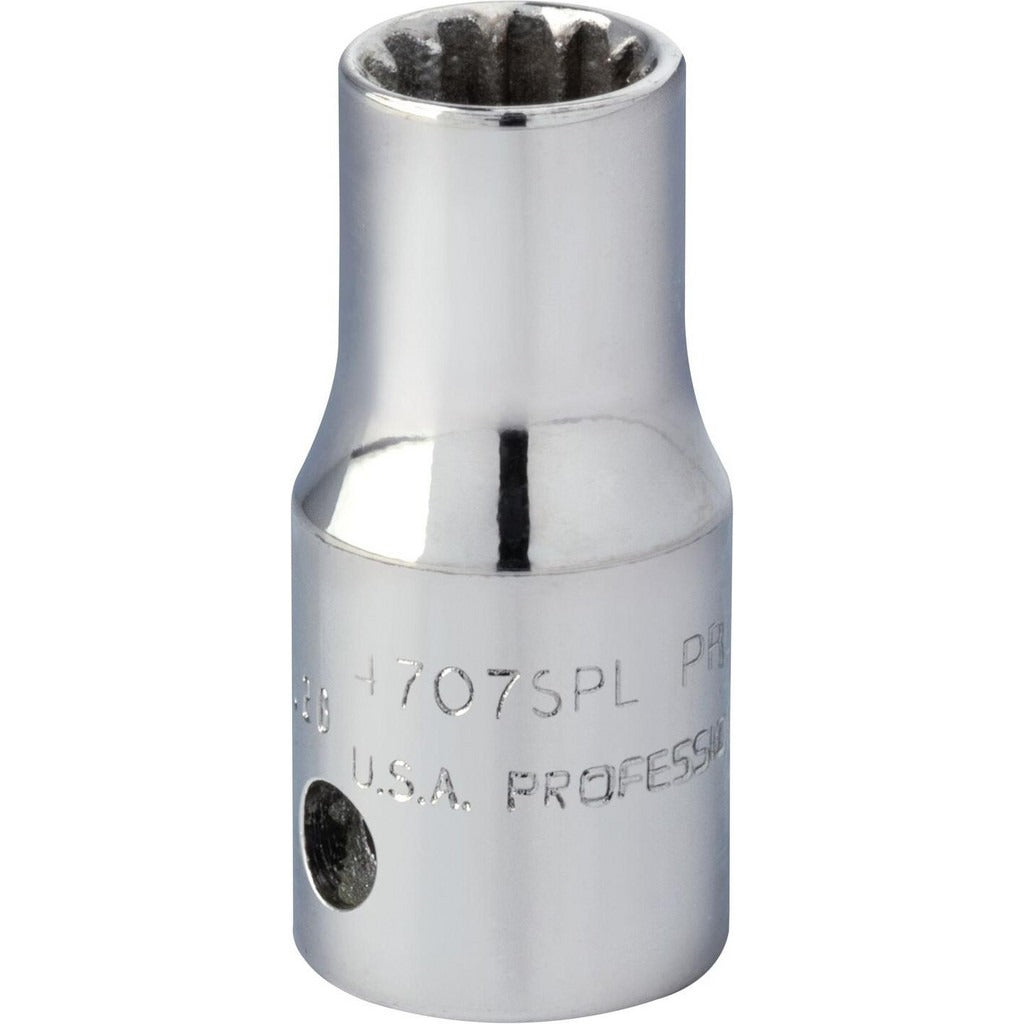 PROTO Proto J4707SPL Spline Socket 1/4 in Drive 7/32 Hex