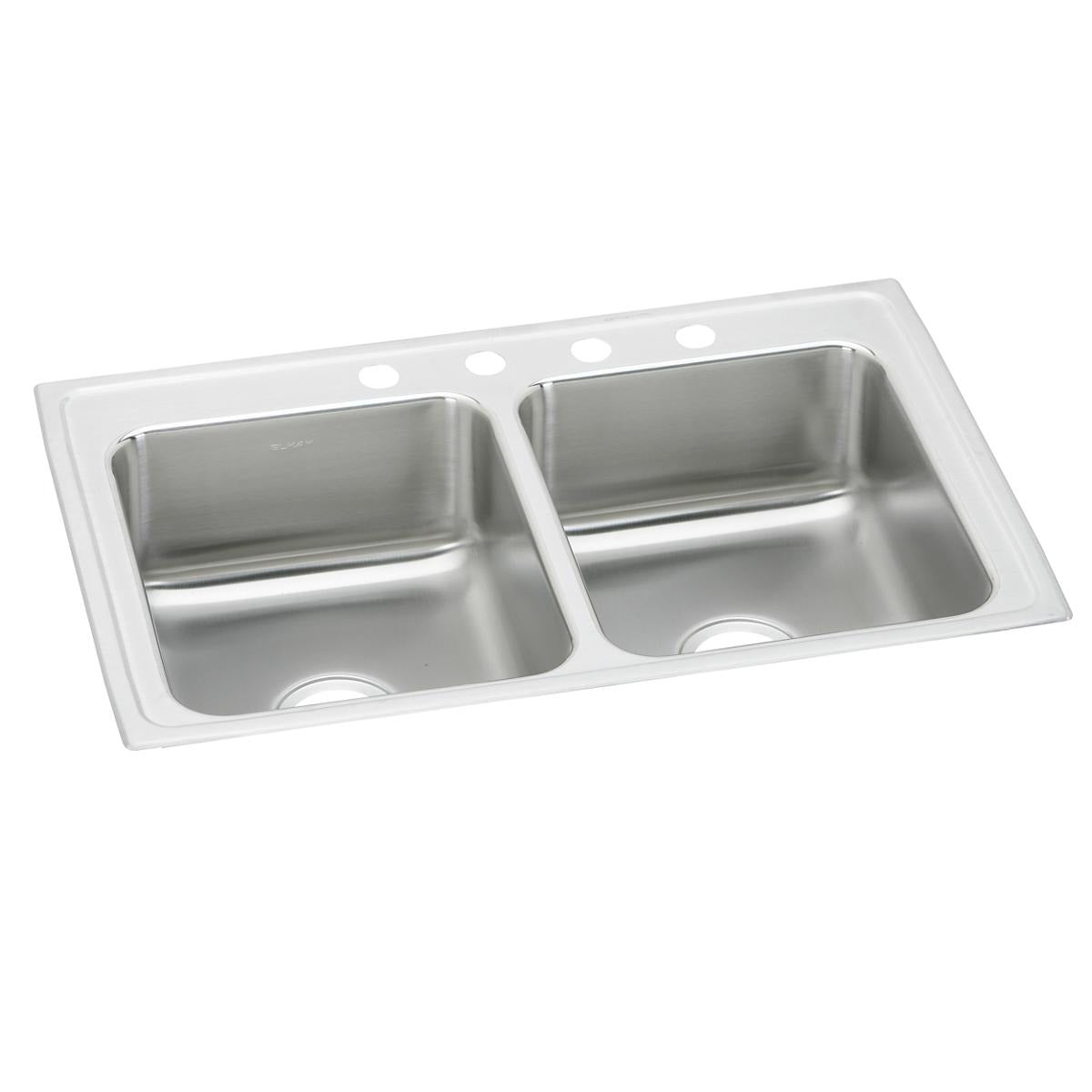 BSC PREFERRED Bsc Preferred LR43223 Double Bowl Drop-in Kitchen Sink