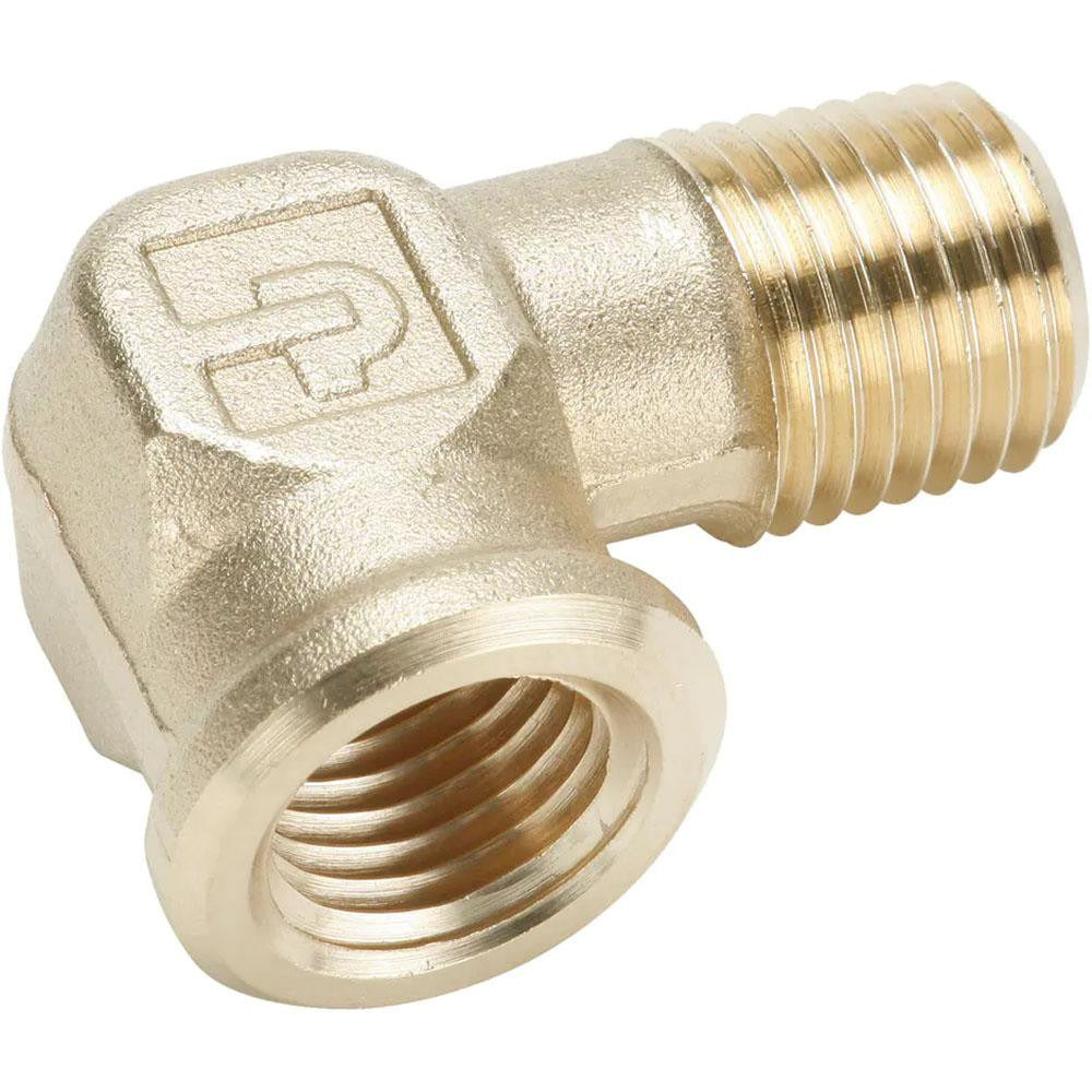 PARKER Parker 1202P-6-6 Brass 90 Degree Street Elbow 3/8 in