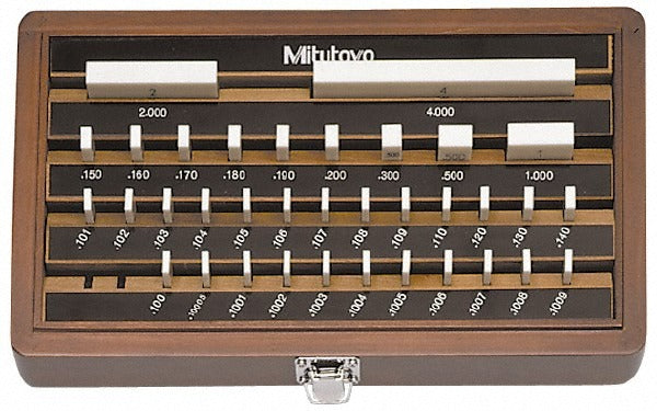 MITUTOYO Mitutoyo 516-314-26 Ceramic Gage Block Set 35 Pc