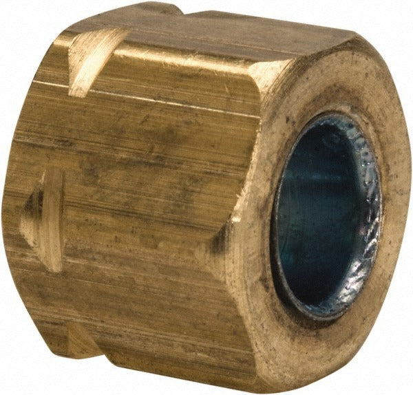 PARKER Parker L61CA-4 Compression Tube Sleeve 1/4 in Brass