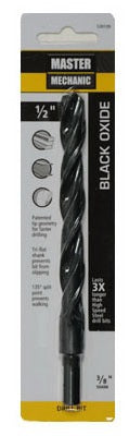DISSTON CO Disston Company 120139 Hss Black Oxide Drill Bit 1/2x6 in