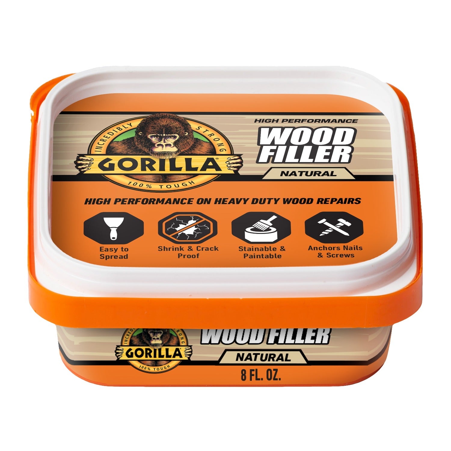 GORILLA GLUE Gorilla Glue 107072 Wood Filler 6 oz