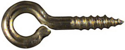NATIONAL HARDWARE National Mfg N118-711 Screw Eye 15/16 in Solid Brass 7 Pack