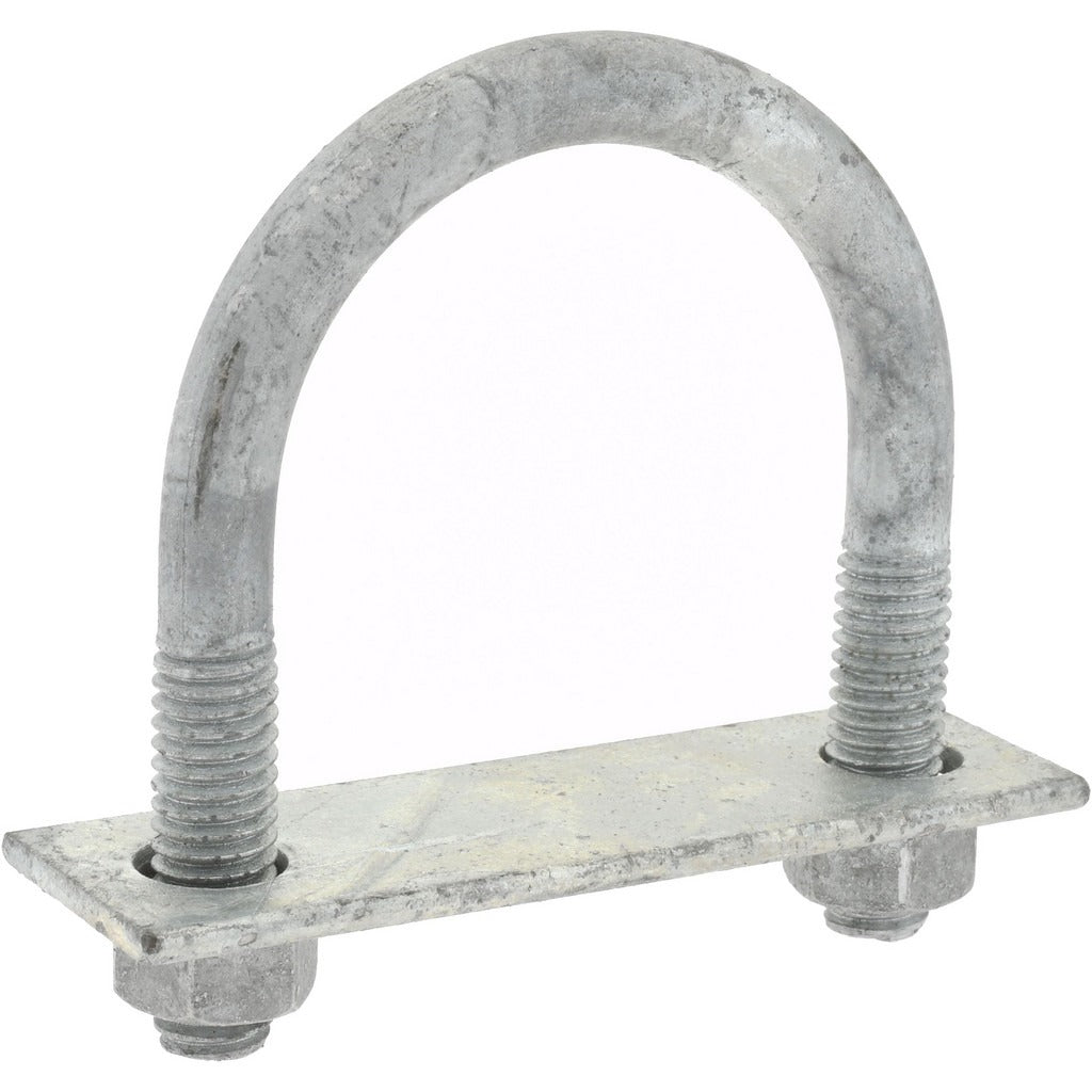 GIBRALTAR Gibraltar GIB53686 Round U-bolt 1-1/2 in Pipe Steel Hot Galvanized