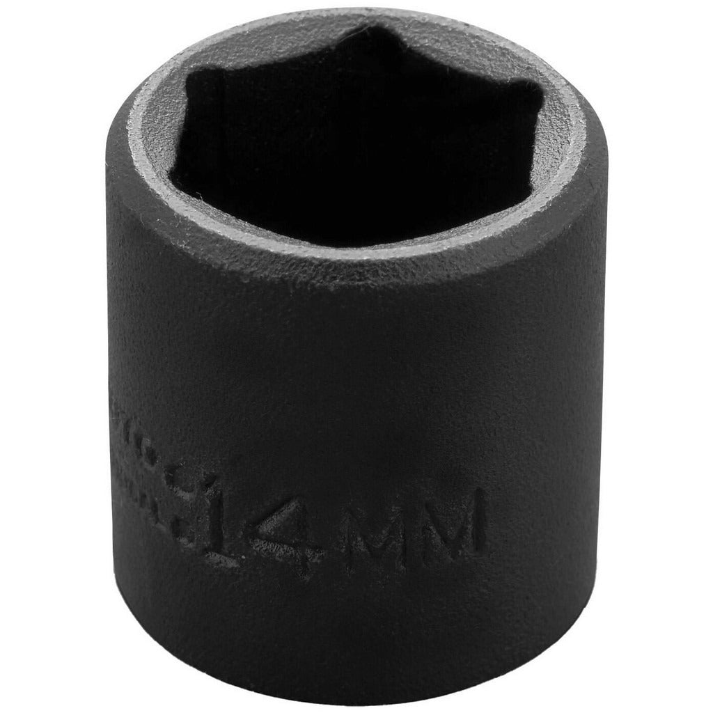 PROTO Proto J6914M Impact Socket 1/4 in Drive 14mm 6-point