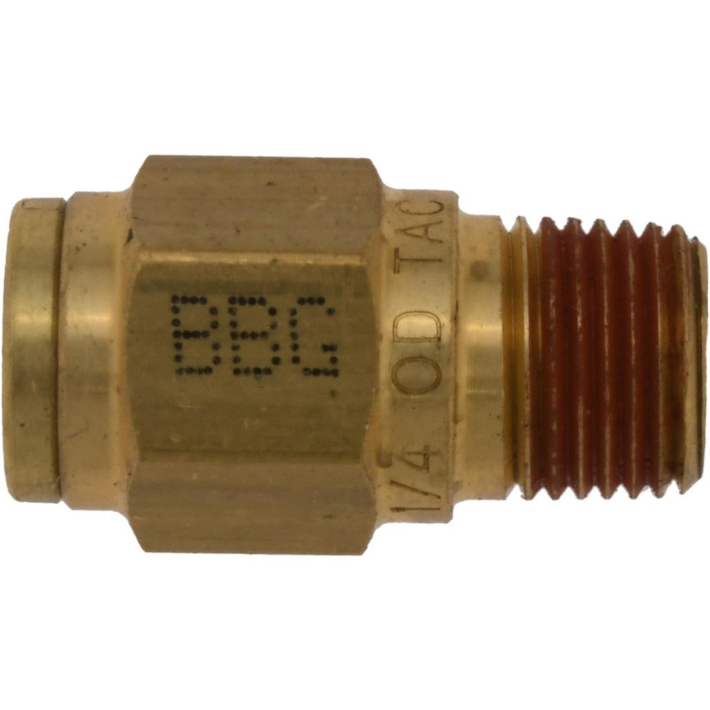 PRO-SOURCE Pro-source PC68-DOT-42 Brass Straight Push-to-connect 1/4