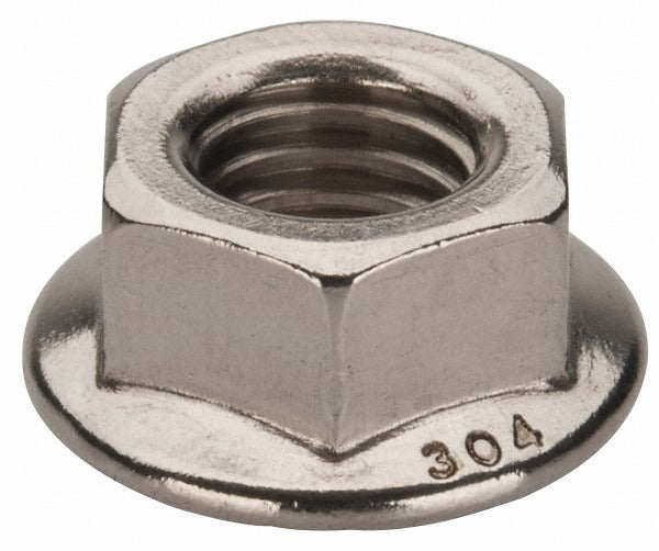 VALUE COLLECTION Value Collection 122977 Serrated Flange Nut 1/2-13 18-8 Ss
