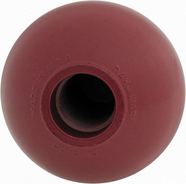 GIBRALTAR Gibraltar G10-0055BJ Ball Knob Threaded Hole Phenolic Red