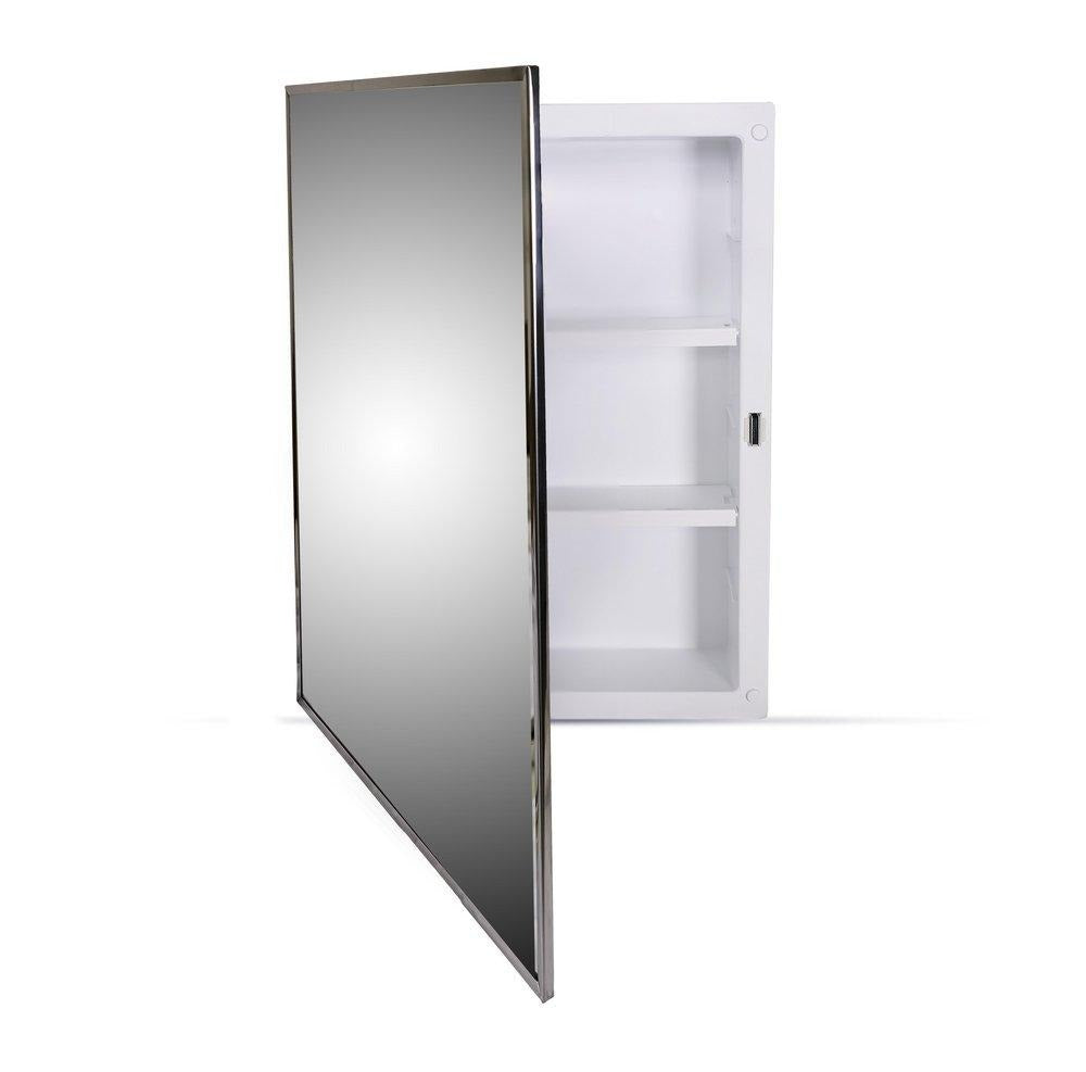 JENSEN JENSEN 401ADJ Recessed Mount Medicine Cabinet 20-1/8 inches Basic White
