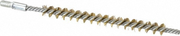 SCHAEFER BRUSH Schaefer Brush 93602 Tube Brush Brass Bristles 8-32 Male