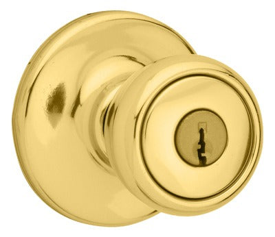 KWIKSET Kwikset 94002-825 Mobile Home Entry Lockset Polished Brass