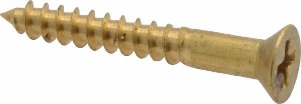 VALUE COLLECTION Value Collection R52000270 No.8 Flat Head Wood Screw Brass