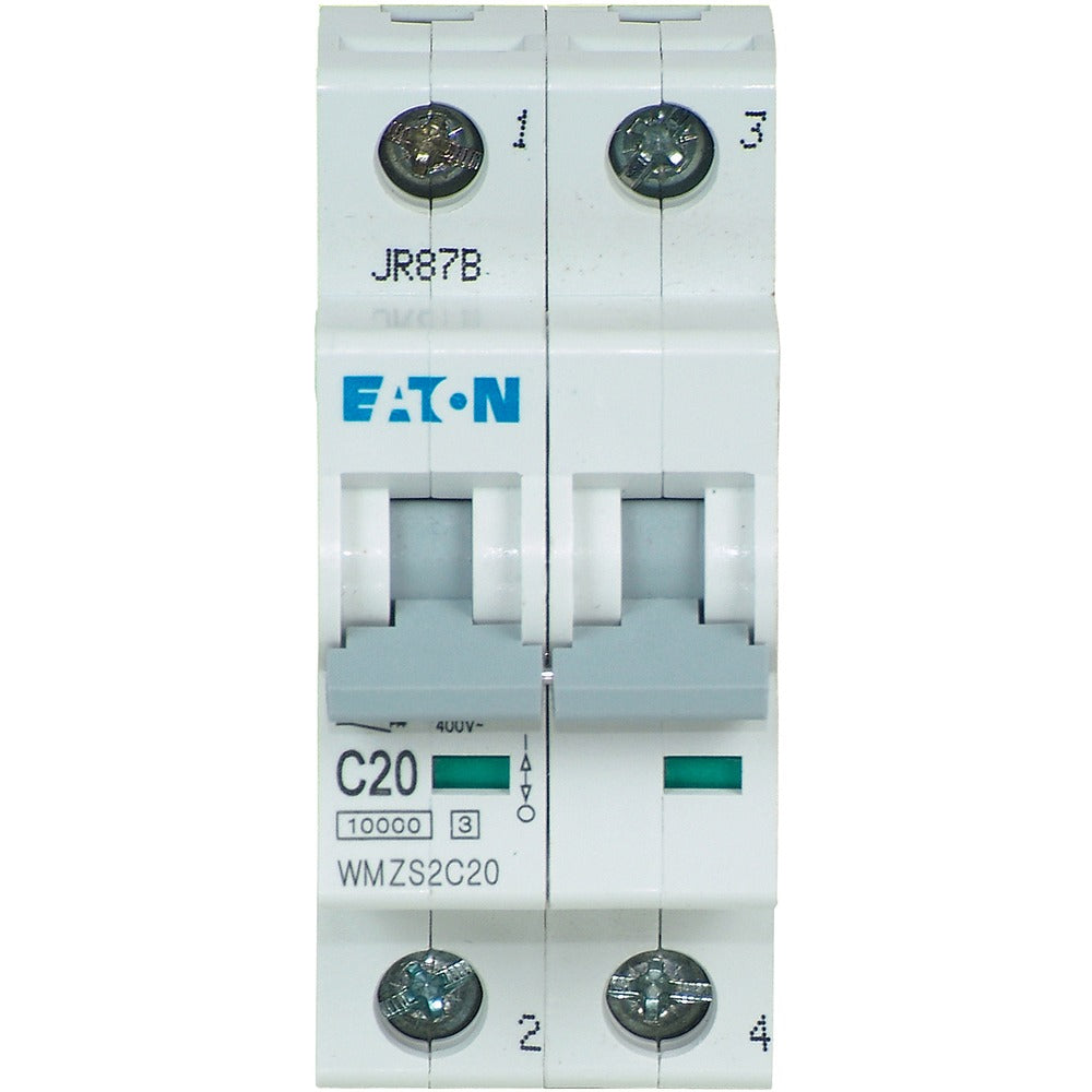 EATON Eaton WMZS2C20 WMZS Din Rail Supplementary Protector 20 A (2 Pole) FAZ-C20-2
