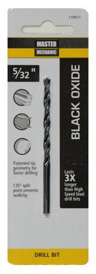 DISSTON CO Disston Company 119917 Hss Black Oxide Drill Bit 5/32 in