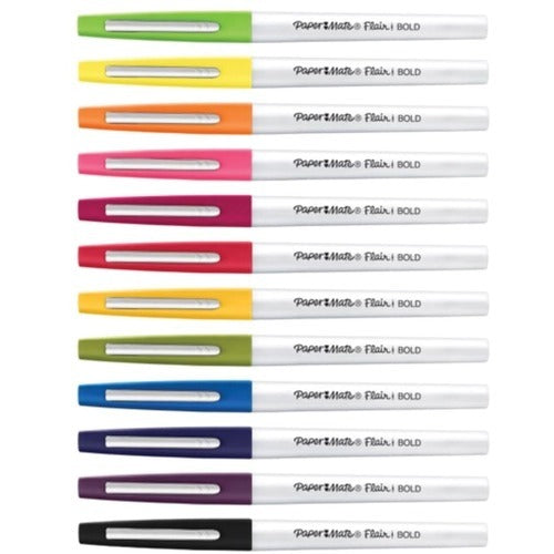 PAPER MATE Paper Mate PAP2125414 Felt Tip Pen Bold Point 12 Pack